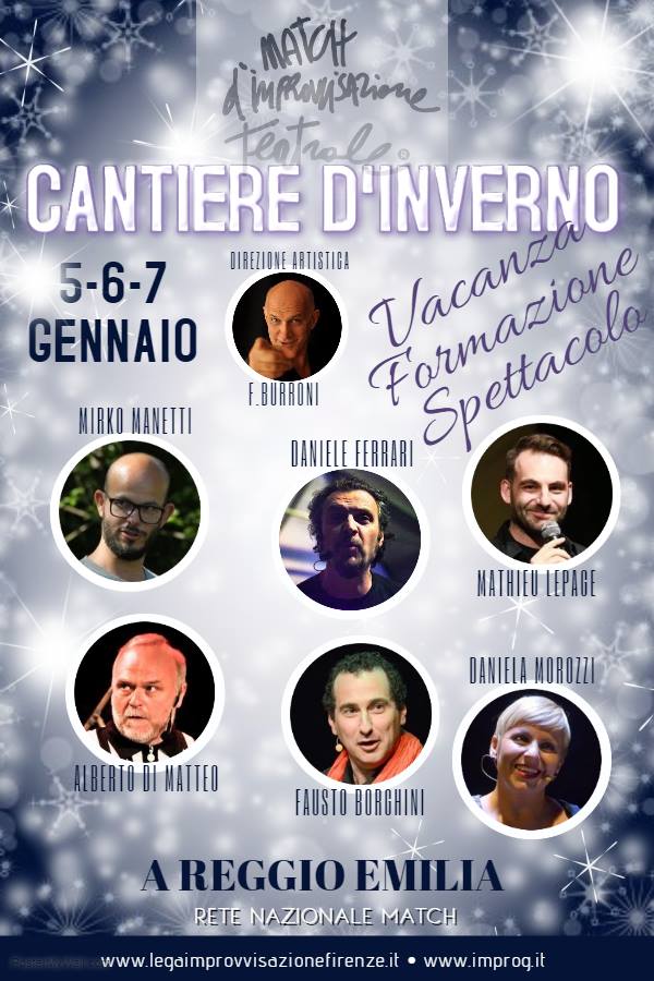 RADUNO NAZIONALE : Cantiere d’inverno 2018!