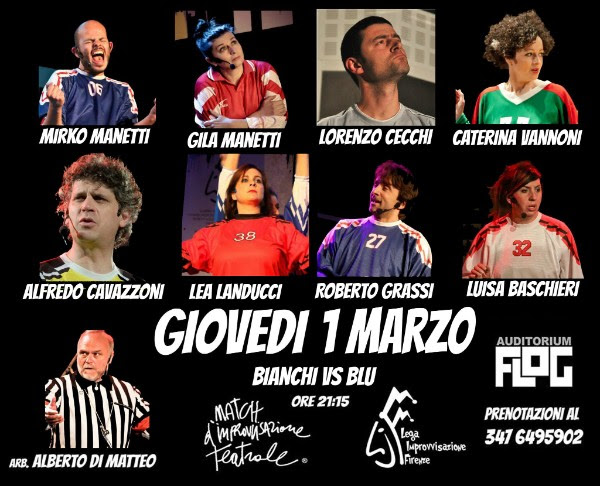 Giovedì 1 marzo primo appuntamento alla FLOG!