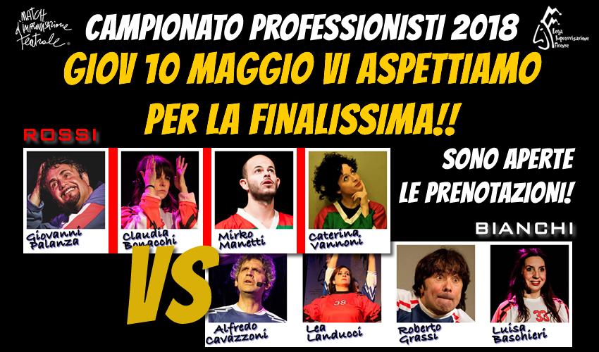 la FINALISSIMA del campionato #PROF2018