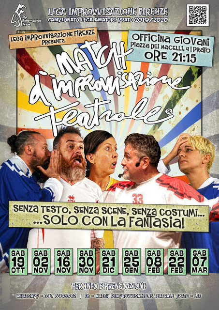 Campionato Amatori a PRATO :: dal 19 ottobre 2019 al 7 marzo 2020!