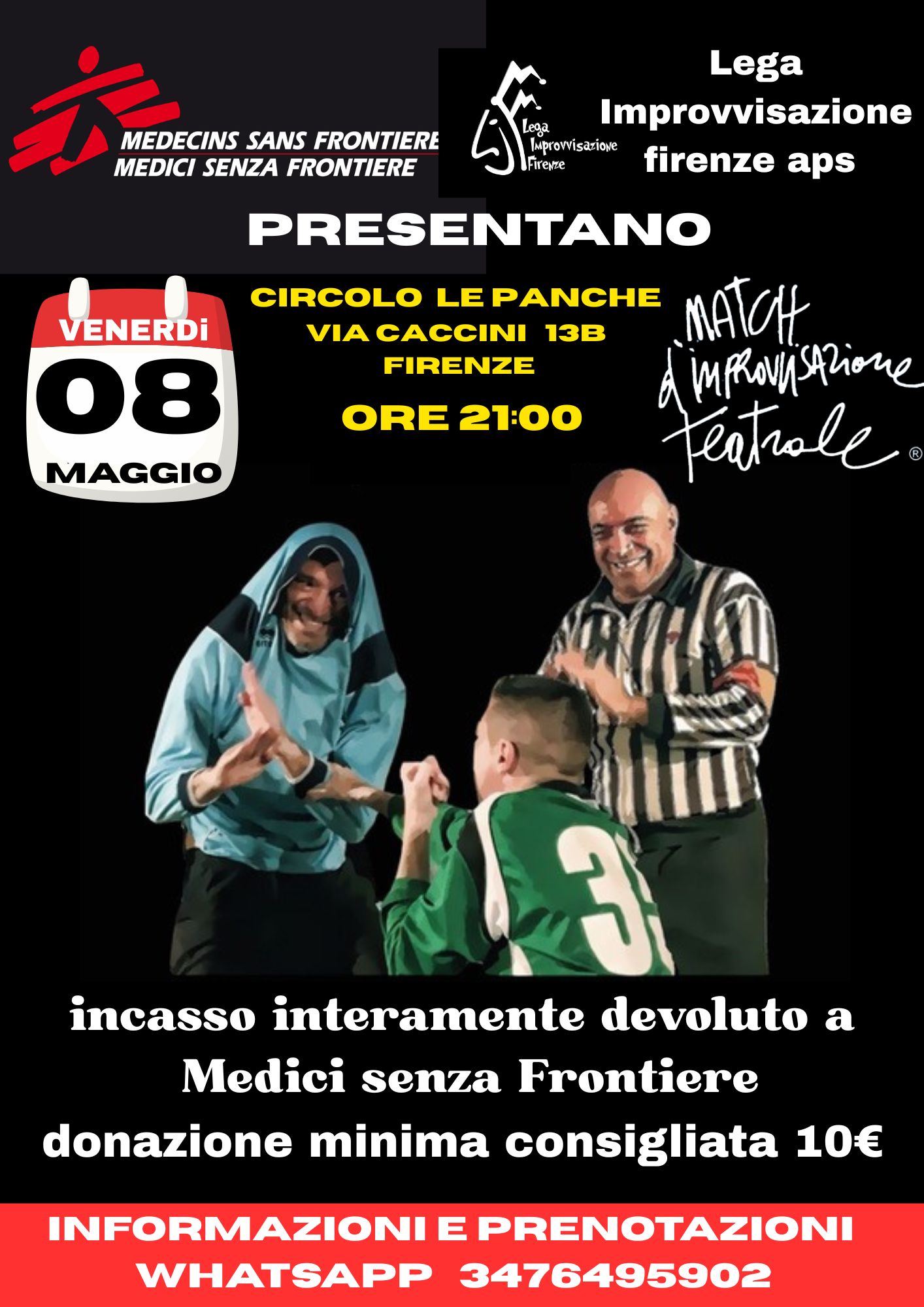 Match Beneficenza per Medici Senza Frontiere